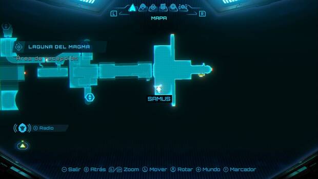 Metroid Prime 4: Beyond - Laguna del Magma (II), esquina suroeste del Área de recepción