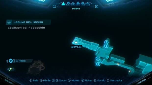 Metroid Prime 4: Beyond - Laguna del Magma (II), ubicación de la Estación de inspección