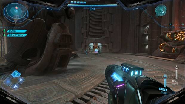 Metroid Prime 4: Beyond - Laguna del Magma (II), ascensor para drones en la zona del anclaje norte