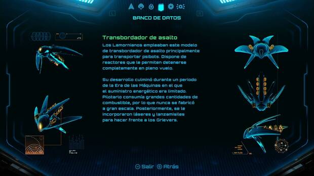 Metroid Prime 4: Beyond - Laguna del Magma (II), transbordador de asalto en el banco de datos
