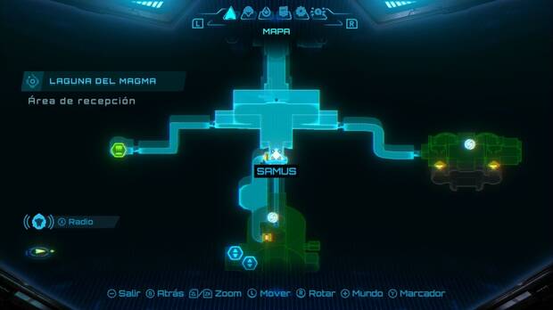 Metroid Prime 4: Beyond - Laguna del Magma (II), zona del Área de recepción
