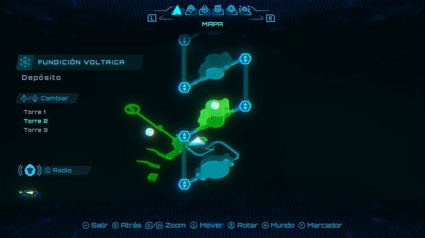 Metroid Prime 4: Beyond - Fundición Voltaica (III), ubicación de la sala del Depósito de la torre 2
