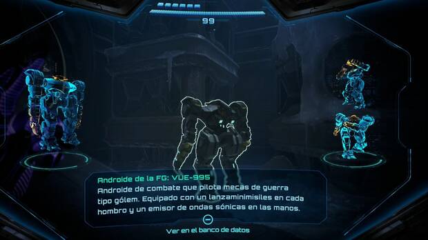 Metroid Prime 4: Beyond - Cinturón Glacial (II), entrada de VUE-995 en el Banco de datos