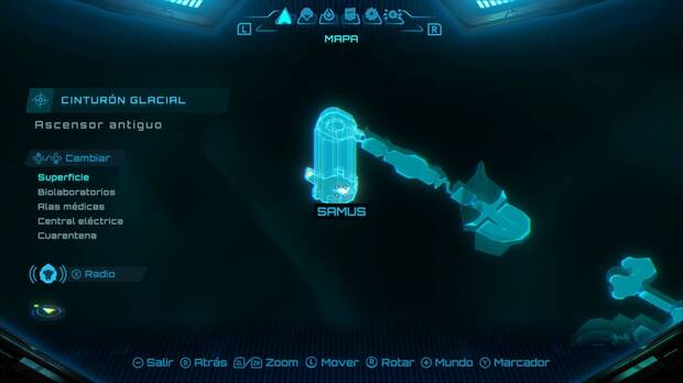 Metroid Prime 4: Beyond - Cinturón Glacial (II), zona inferior del Ascensor antiguo