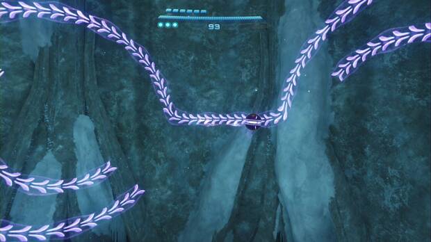 Metroid Prime 4: Beyond - Cinturón Glacial (II), zona de los raíles para salir del Ascensor antiguo