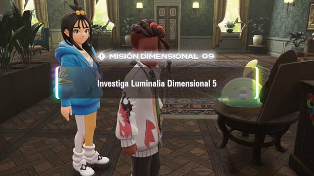 Leyendas Pokémon Z-A DLC Megadimensión - Misión dimensional Investiga Luminalia Dimensional 5
