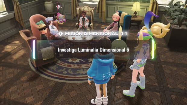 Leyendas Pokémon Z-A DLC Megadimensión - Misión dimensional Investiga Luminalia Dimensional 6