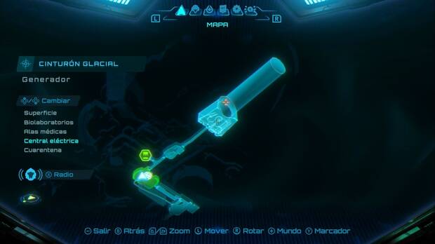 Metroid Prime 4: Beyond - Cinturón Glacial (II), ubicación del Generador