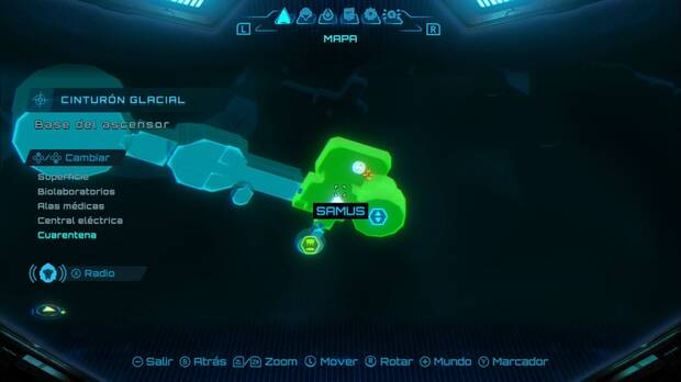 Metroid Prime 4: Beyond - Cinturón Glacial (II), ubicación de la Base del ascensor