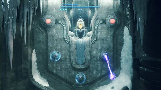 Metroid Prime 4: Beyond - Cinturón Glacial (II), zona de los anclajes donde debes activar dos nodos