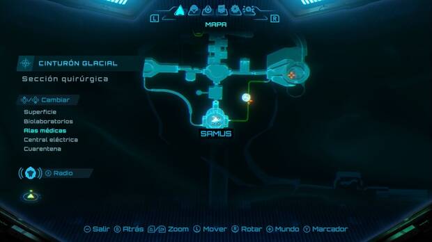 Metroid Prime 4: Beyond - Cinturón Glacial (II), Sala quirúrgica de las Alas médicas