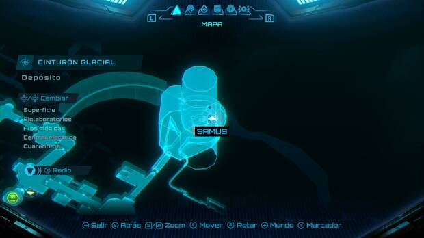 Metroid Prime 4: Beyond - Cinturón Glacial (II), ubicación del Depósito