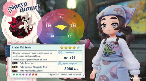 Leyendas Pok�mon Z-A DLC Megadimensi�n - C�mo crear el d�nut Cruller Mal Sue�o para capturar a Darkrai