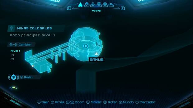 Metroid Prime 4: Beyond - Minas Colosales, zona inferior del lado norte de la sala del Pozo principal: nivel 1