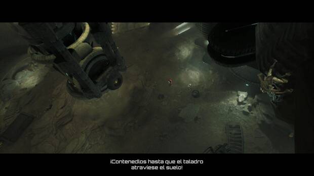 Metroid Prime 4: Beyond - Minas Colosales, Duke pide que contengamos a los enemigos durante un rato