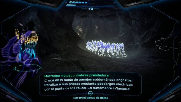 Metroid Prime 4: Beyond - Minas Colosales, Maleza prendedor en los t�neles entre el Nivel 1 y el Nivel 2