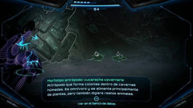Metroid Prime 4: Beyond - Minas Colosales, Cucarachas cavernarias en la zona inicial del Nivel 2
