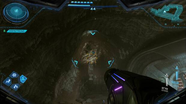 Metroid Prime 4: Beyond - Minas Colosales, masa inflamable en el pasillo de la Zona de construcci�n