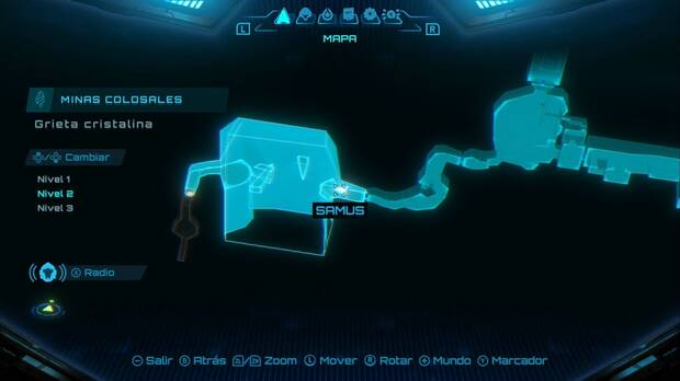Metoid Prime 4: Beyond - Minas Colosales, ubicaci�n de la Grieta cristalina