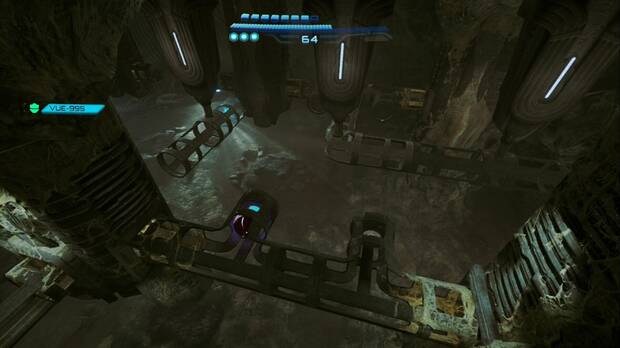 Metoid Prime 4: Beyond - Minas Colosales, posici�n 3 para las tuber�as de la zona de la cantera