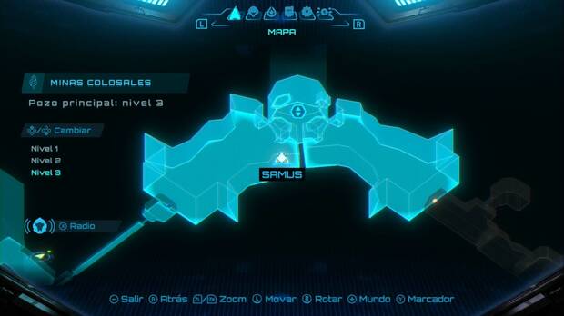 Metroid Prime 4: Beyond - Minas Colosales, ubicaci�n del Pozo principal: nivel 3