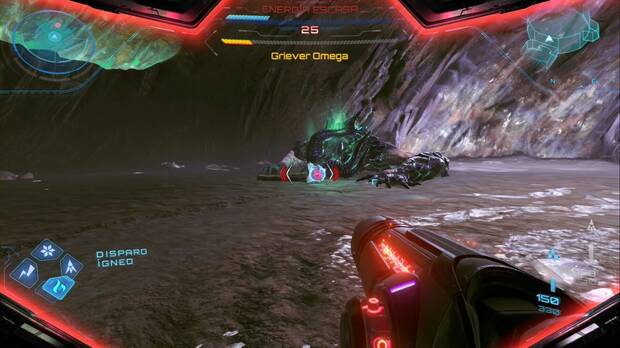 Metroid Prime 4: Beyond - Minas Colosales, Griever Omega fingiendo su muerte