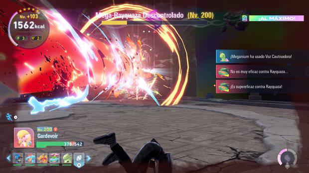 Leyendas Pokémon Z-A DLC Megadimensión - Esquivar los ataques de Mega Rayquaza