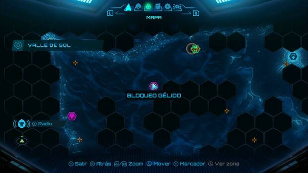 Metroid Prime 4: Beyond - Valle de Sol, ubicación del Santuario de los anillos pétreos