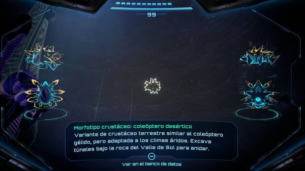 Metroid Prime 4: Beyond - Valle de Sol, coleópteros desérticos en el Santuario del laberinto cadente