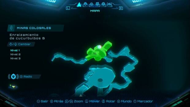 Metroid Prime 4: Beyond - Minas Colosales, ubicaci�n del Enraizamiento de cucurbulbos B
