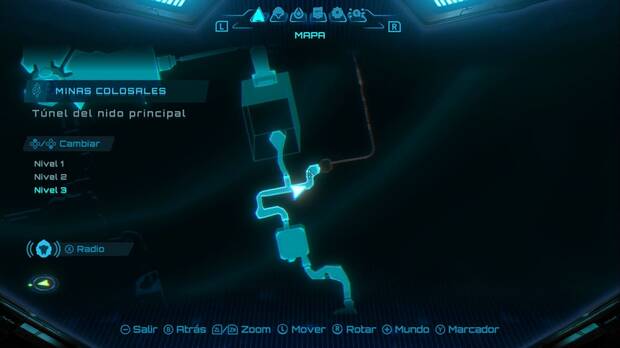 Metroid Prime 4: Beyond - Minas Colosales, ubicaci�n del T�nel del nido principal