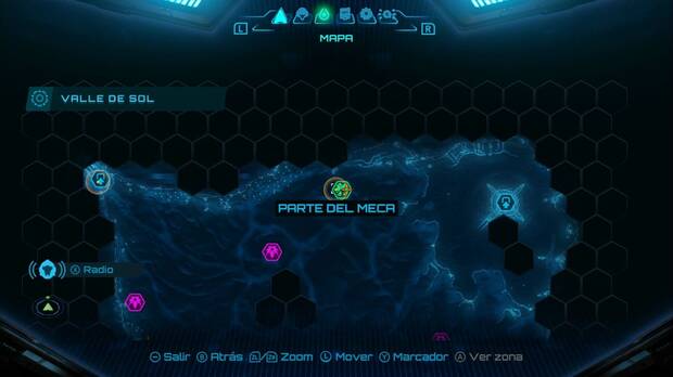 Metroid Prime 4: Beyond - Valle de Sol, ubicaci�n de los Restos de la base de la zona norte