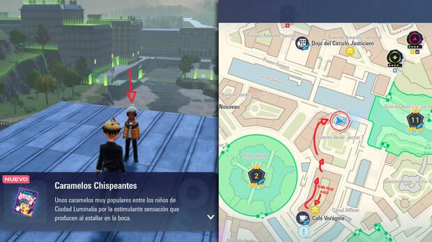 Leyendas Pok�mon Z-A DLC Megadimensi�n - C�mo y d�nde conseguir el ingrediente Caramelos Chispeantes