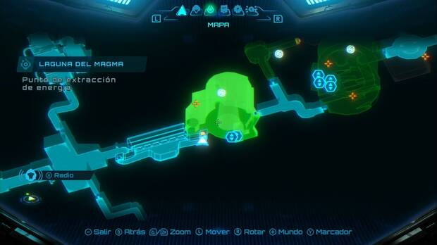 Metroid Prime 4: Beyond - Laguna del Magma, ubicaci�n del Punto de extracci�n de energ�a