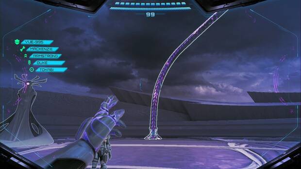 Metroid Prime 4: Beyond - Asalto a la Cronotorre, ra�les en la planta superior de la Cronotorre