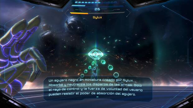 Metroid Prime 4: Beyond - Asalto a la Cronotorre, ataque de agujero negro de Sylux