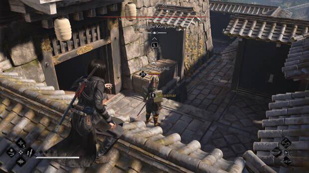 Captura de Assassin's Creed Shadows en Switch 2.