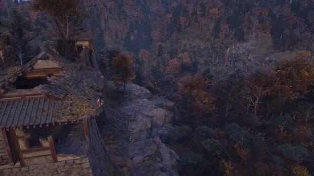 Captura de Assassin's Creed Shadows en Switch 2.