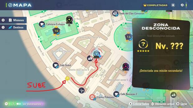 Leyendas Pok�mon Z-A DLC Megadimensi�n - Ubicaci�n del portal dimensional donde encontrar a Hoopa