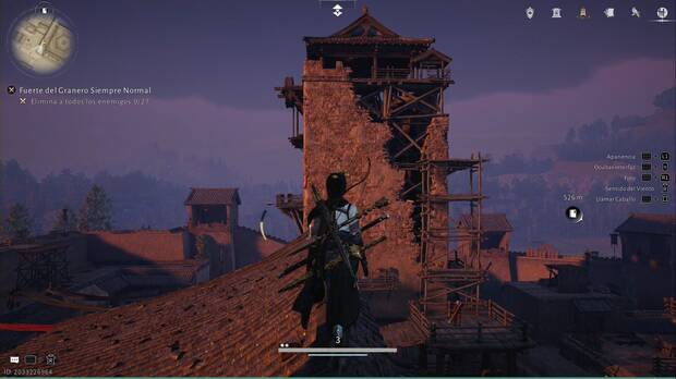 Where Winds Meet - Fragmentos de Oleada Oscura en Kaifeng, ubicacin de la torre del Granero Siempre-Normal