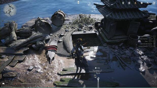 Where Winds Meet - Fragmentos de Oleada Oscura en Kaifeng, ubicacin del Santuario mvil en la Aldea de Maestrobosque