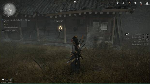 Where Winds Meet - Fragmentos de Oleada Oscura en Kaifeng, ubicacin de Zheng Zonghua en el Pueblo del Campo de la Pena