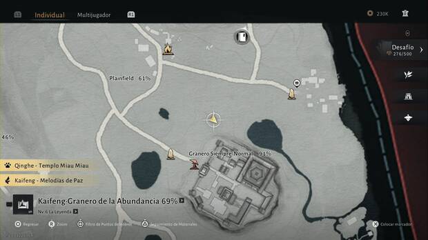 Where Winds Meet - Fragmentos de Oleada Oscura en Kaifeng, ubicacin de las tropas a las que se escucha la conversacin sobre Tropas Prestadas en el Estanque Jinming