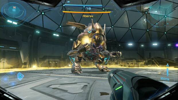 Metroid Prime 4: Beyond - Centro de investigacin TAU, puntos dbiles de Aberax
