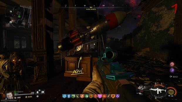 Call of Duty: Black Ops 7 Zombis - Cmo matar a O.S.C.A.R. con la trampa del cohete para conseguir el arma LGM-1