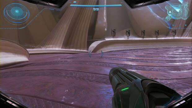 Metroid Prime 4: Beyond - Cronotorre, caminos en los laterales de la burbuja