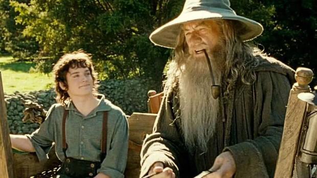 Gandalf y Frodo de el Seor de los Anillos