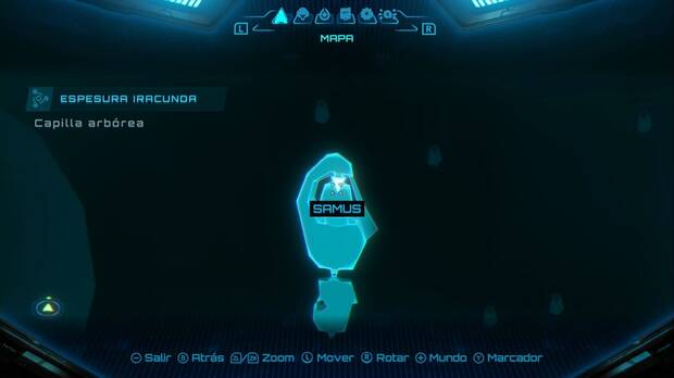 Metroid Prime 4: Beyond - Banco de datos, ubicaciónd e la Reliquia sagrada en la Capilla arbórea de la Espesura Iracunda