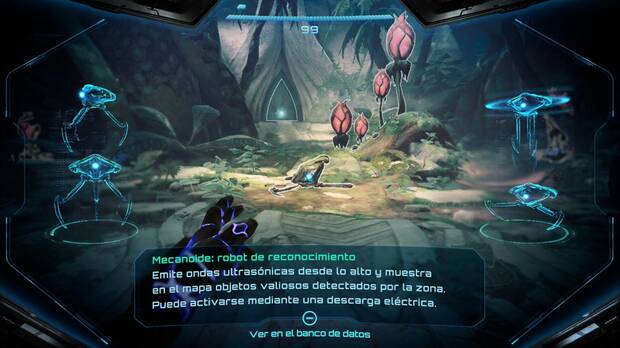 Metroid Prime 4: Beyond - Espesura Iracunda, robot de reconocimiento en la Espesura Iracunda
