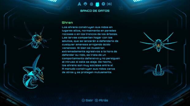 Metroid Prime 4: Beyond - Espesura Iracunda, Shren en su entrada del banco de datos